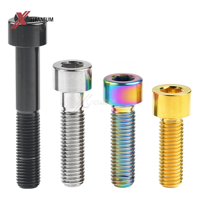 Hex Socket Titanium Bolt with Cylinder Head